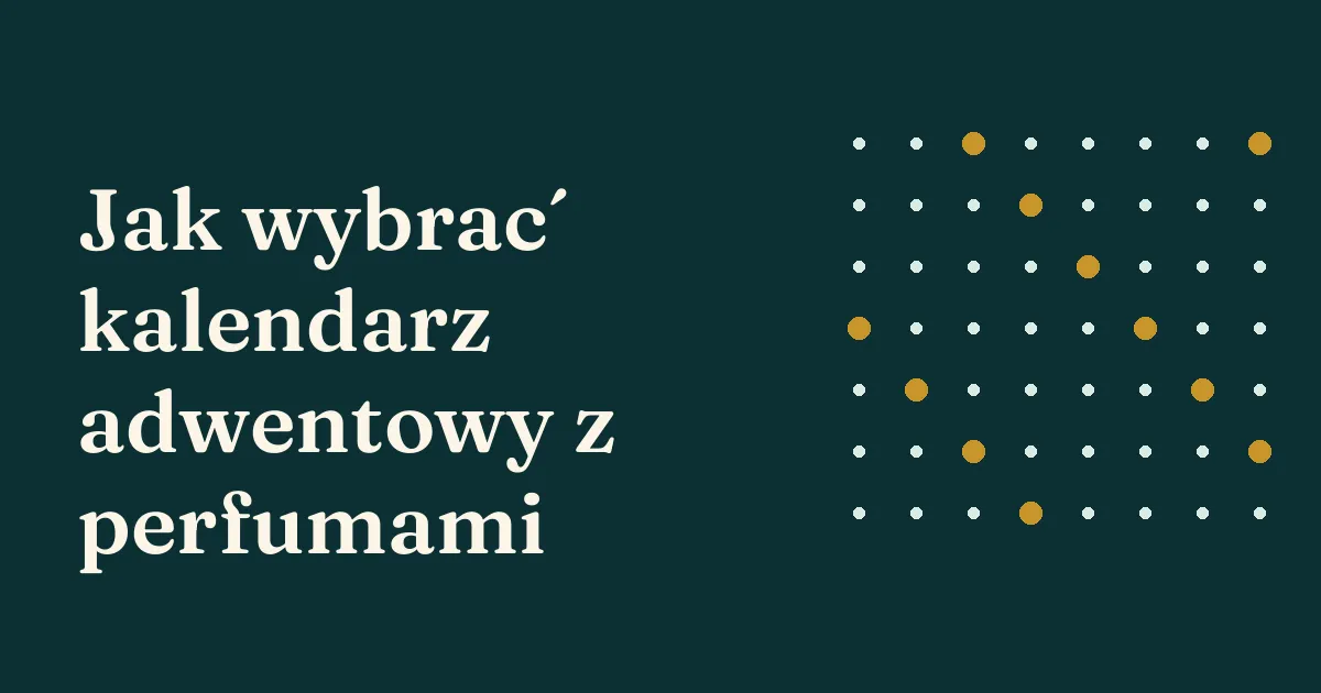 Pudełko z okienkami i flakonami perfum na stole przed świętami